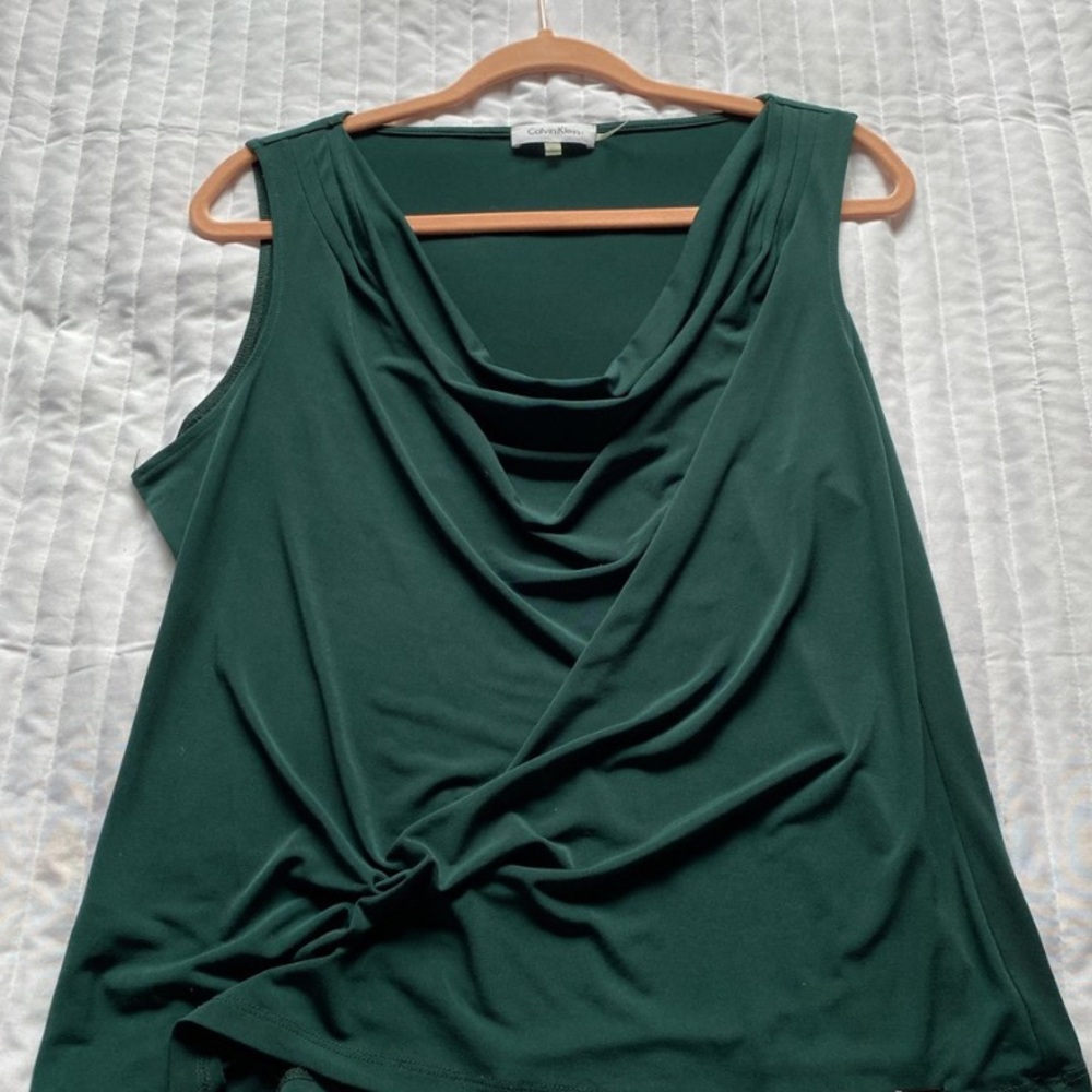 calvin klein flowy shirt